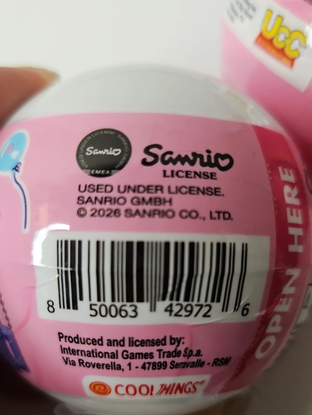 Hello Kitty and Friends Sweet Times Charms Surprise Balls - Pink & White 3-PACK